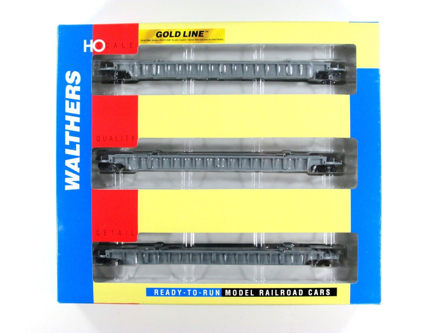 HO SCALE --- NSC 53' Double Stack Well Car 3-Unit Set --- Walthers GOLD 932-3940