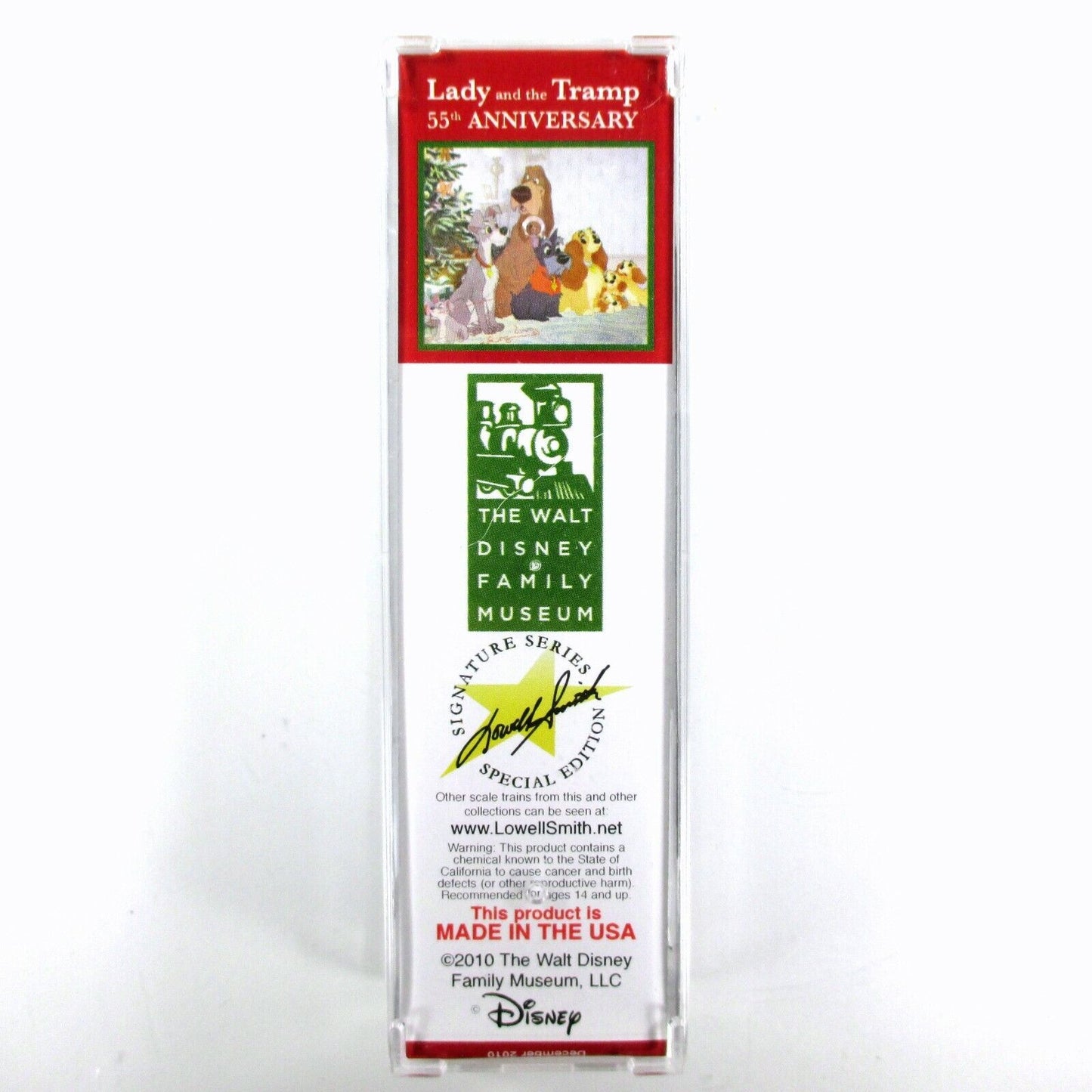 N Scale DISNEY Christmas 2010 LADY TRAMP Box Car Micro Trains / NSC Lowell Smith