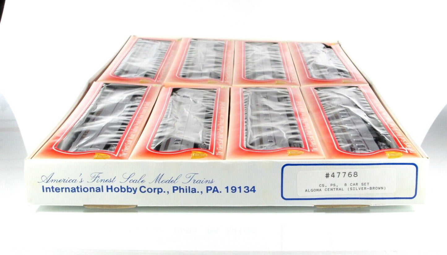 HO Scale ALGOMA CENTRAL Corrugated Lightweight Passenger 8-Car Set --- IHC 47768