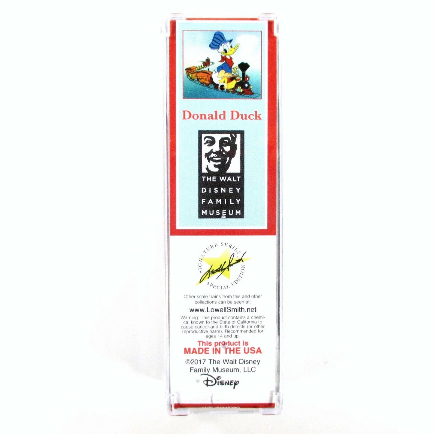N SCALE *DISNEY CHRISTMAS 2017 DONALD DUCK* Box Car - Micro Trains, Lowell Smith