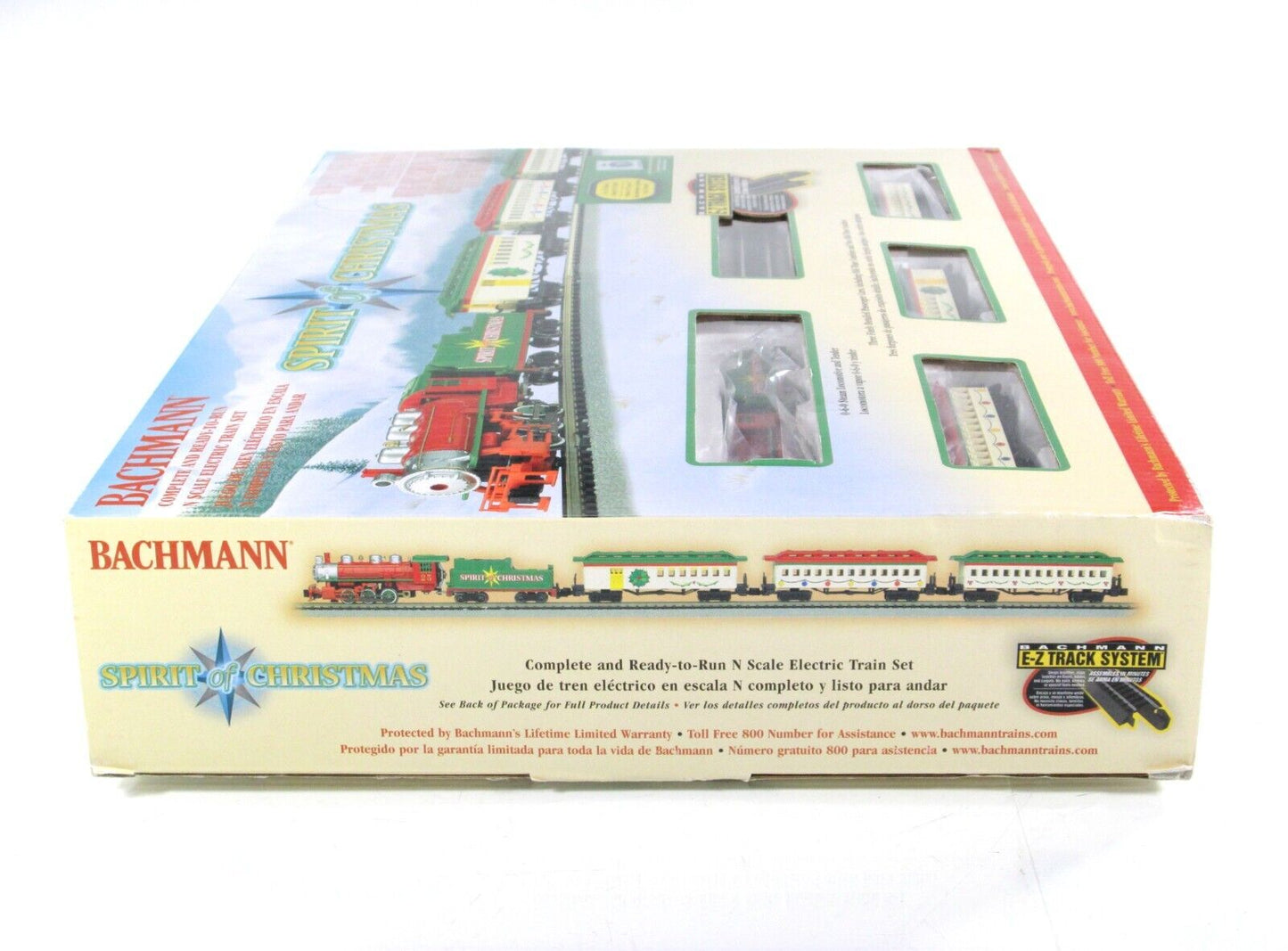 N Scale **SPIRIT of CHRISTMAS** Steam Locomotive, Passenger Set - Bachmann 24017