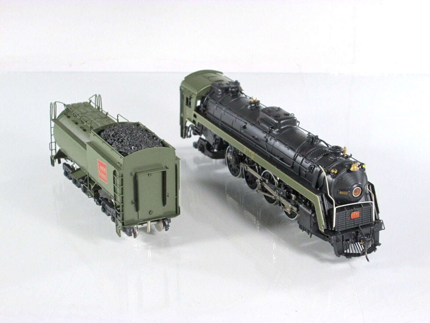 HO Scale Brass CANADIAN NATIONAL 4-8-2 *U-1-F* Mountain Locomotive #6070 -VAN H.