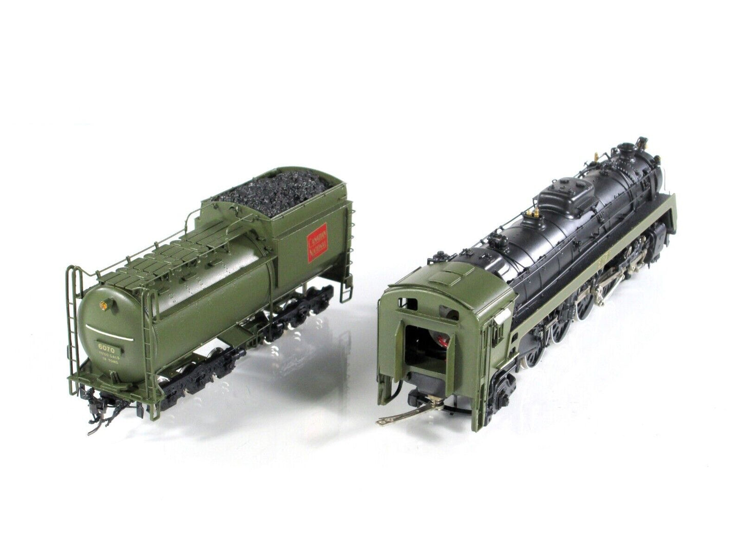 HO Scale Brass CANADIAN NATIONAL 4-8-2 *U-1-F* Mountain Locomotive #6070 -VAN H.