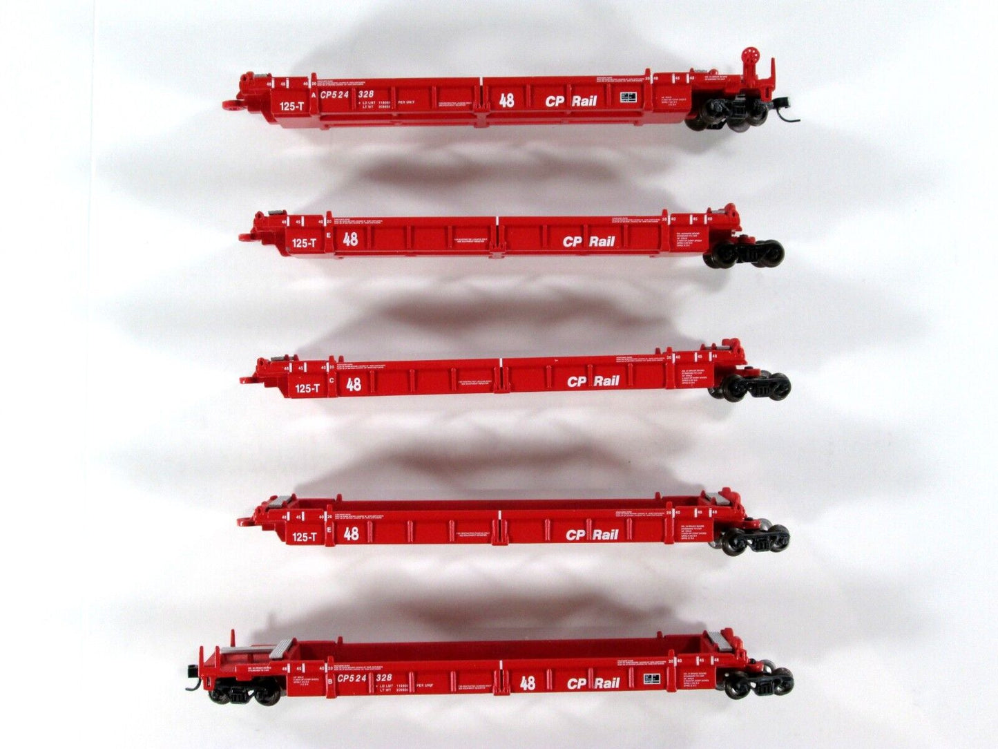 N Scale **CANADIAN PACIFIC** 5-Unit Well Car #524328 - Walthers 929-8102 **RARE*