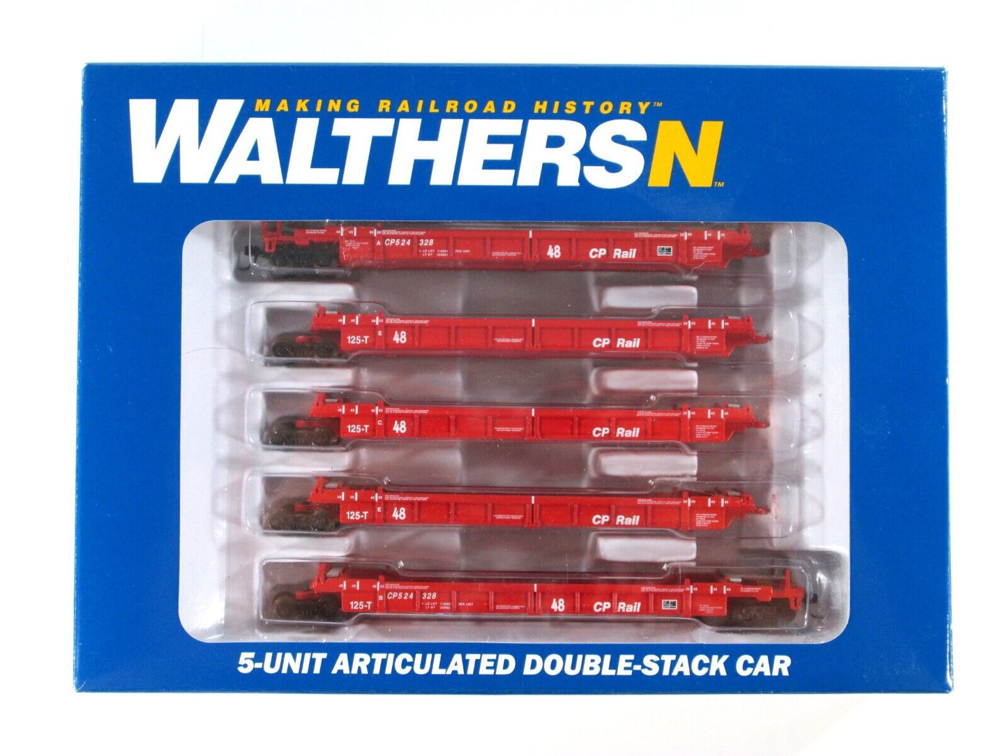 N Scale **CANADIAN PACIFIC** 5-Unit Well Car #524328 - Walthers 929-8102 **RARE*