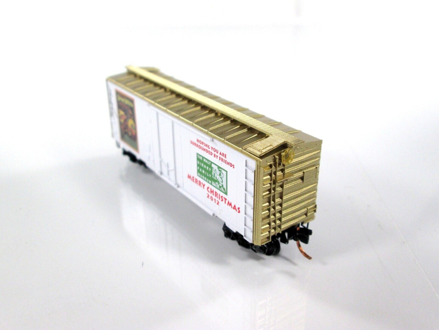 N Scale DISNEY Christmas 2012 SNOW WHITE Box Car   **SIGNED** Lowell Smith / MTL