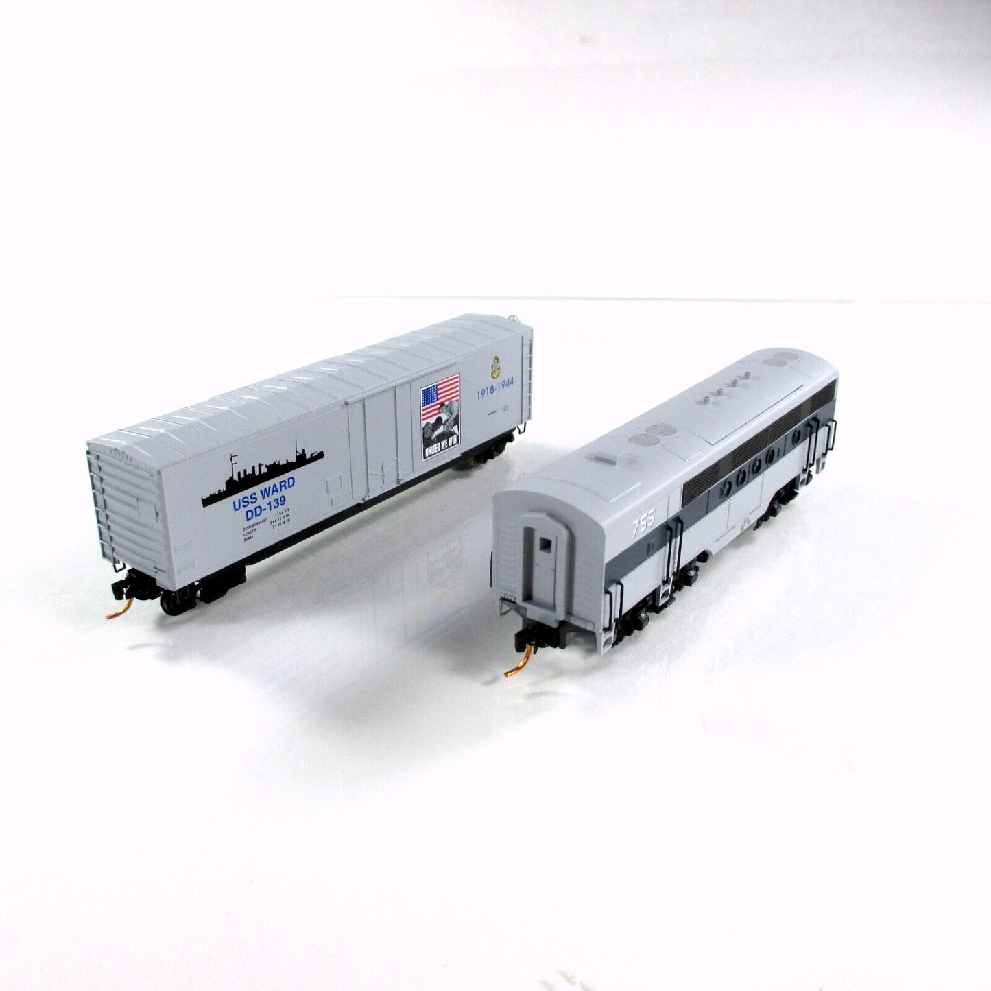N Scale *PEARL HARBOR* FT B Locomotive & USS Ward Micro Trains 99321061 *DCC Rdy
