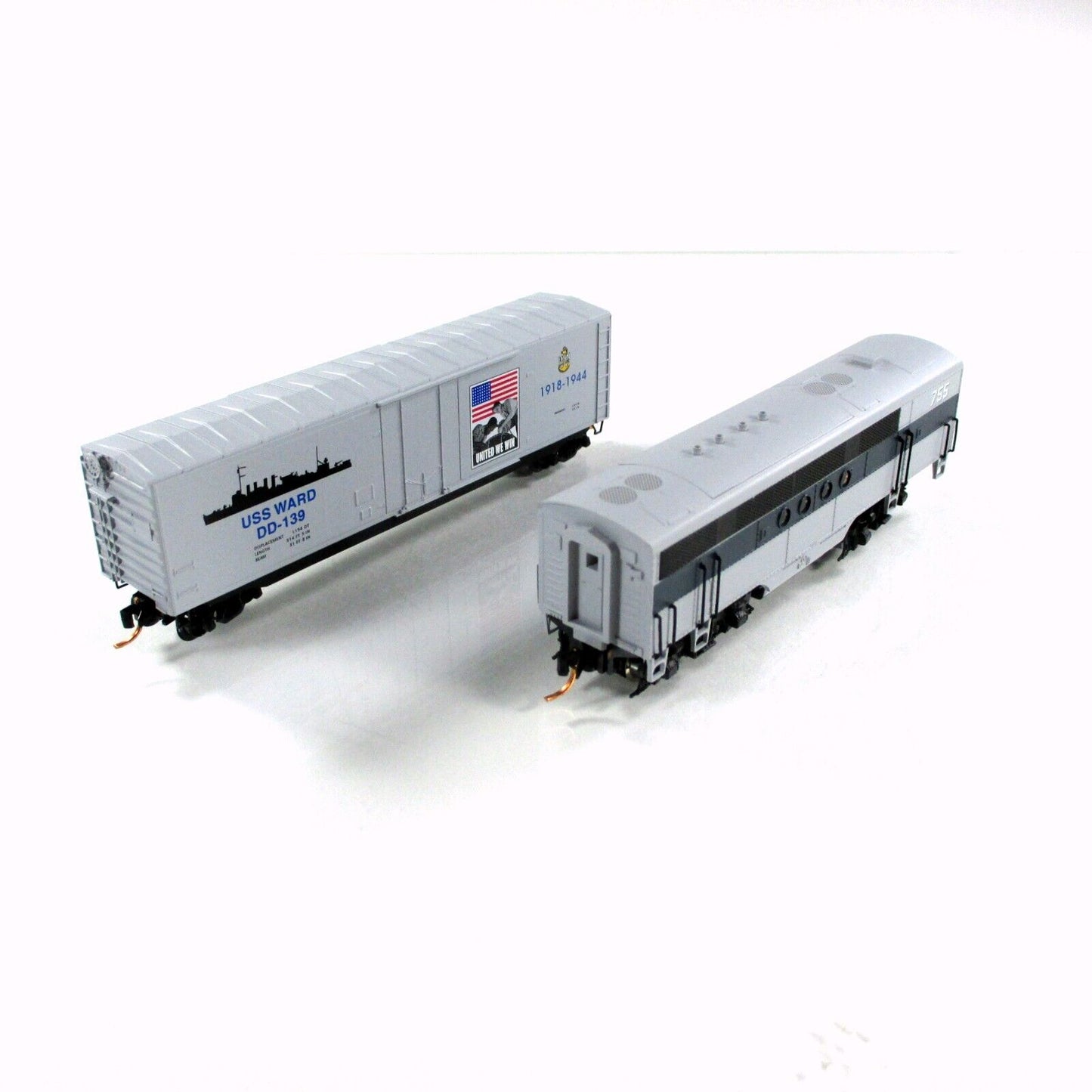 N Scale *PEARL HARBOR* FT B Locomotive & USS Ward Micro Trains 99321061 *DCC Rdy