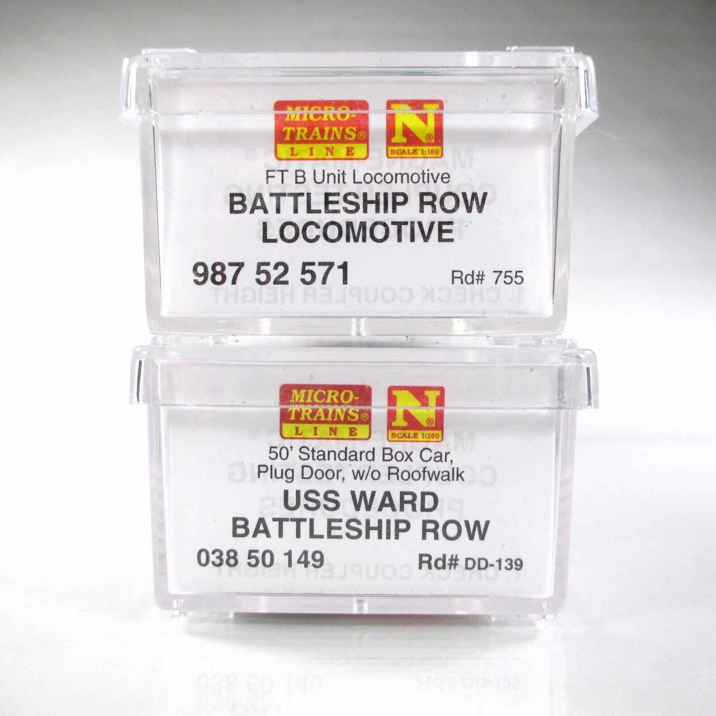 N Scale *PEARL HARBOR* FT B Locomotive & USS Ward Micro Trains 99321061 *DCC Rdy