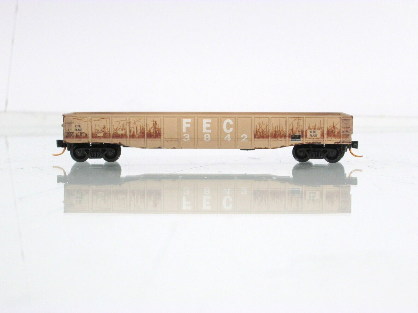 N Scale **FLORIDA EAST COAST** Weathered Gondola FEC 3842 -Micro Trains 10544516