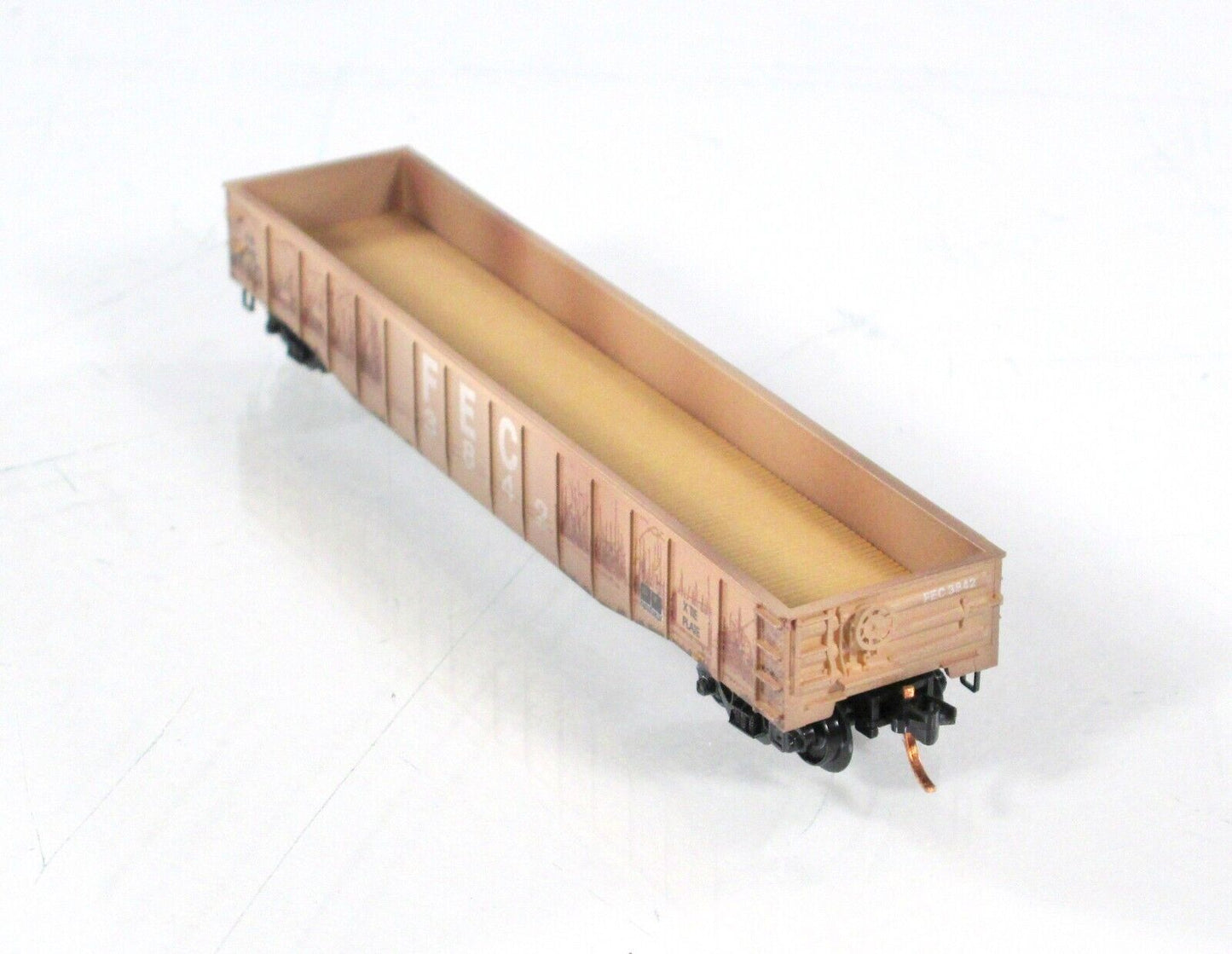 N Scale **FLORIDA EAST COAST** Weathered Gondola FEC 3842 -Micro Trains 10544516