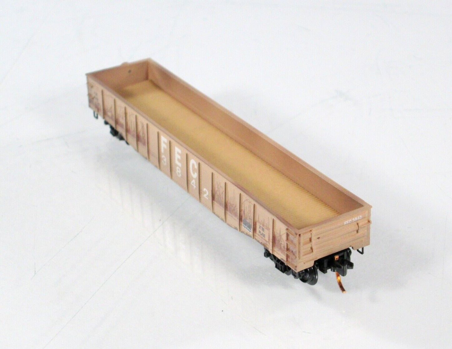 N Scale **FLORIDA EAST COAST** Weathered Gondola FEC 3842 -Micro Trains 10544516