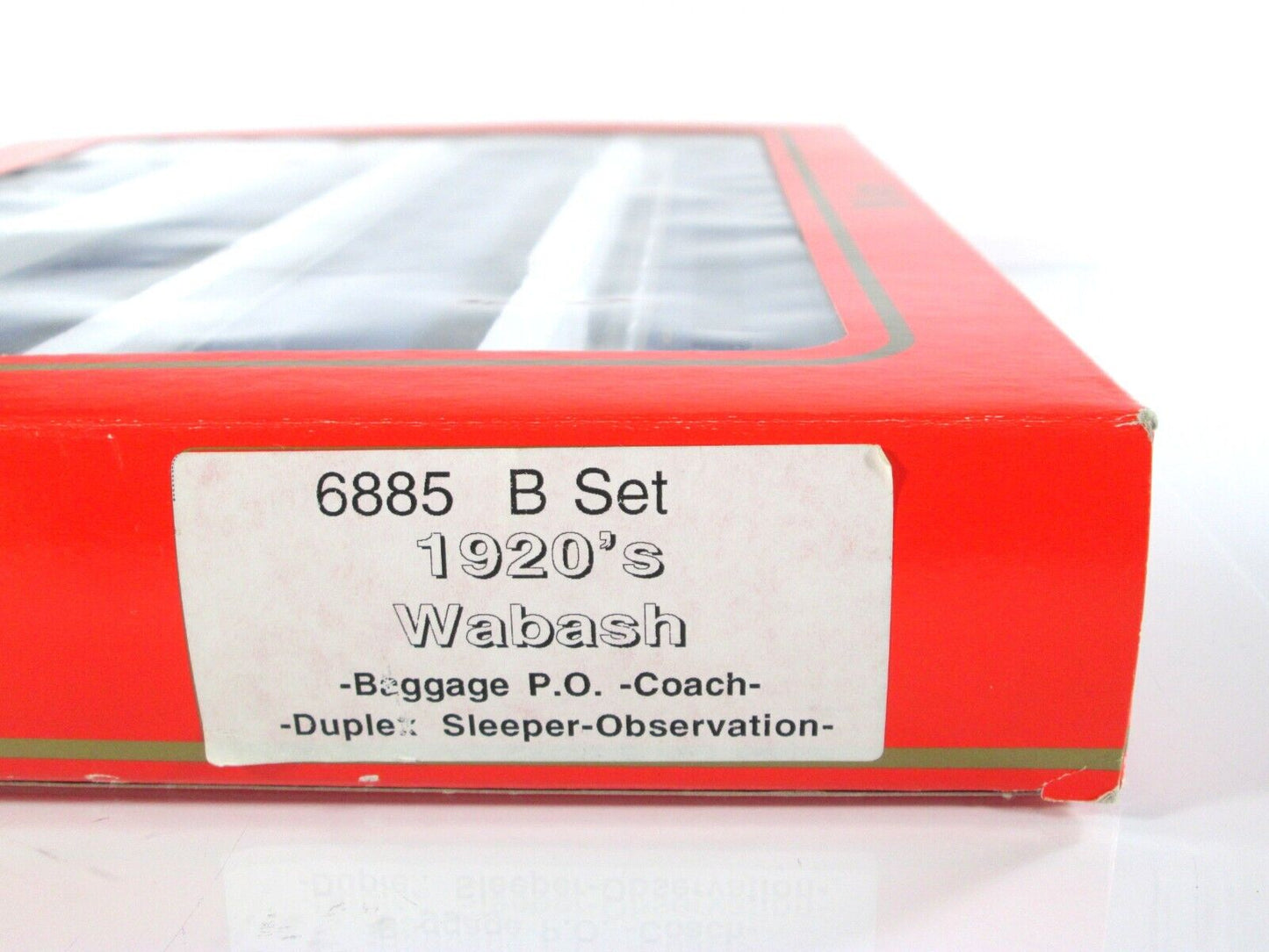 HO Scale **WABASH** 1920s Heavyweight Passenger Car 4-Pack Set B -Rivarossi 6885