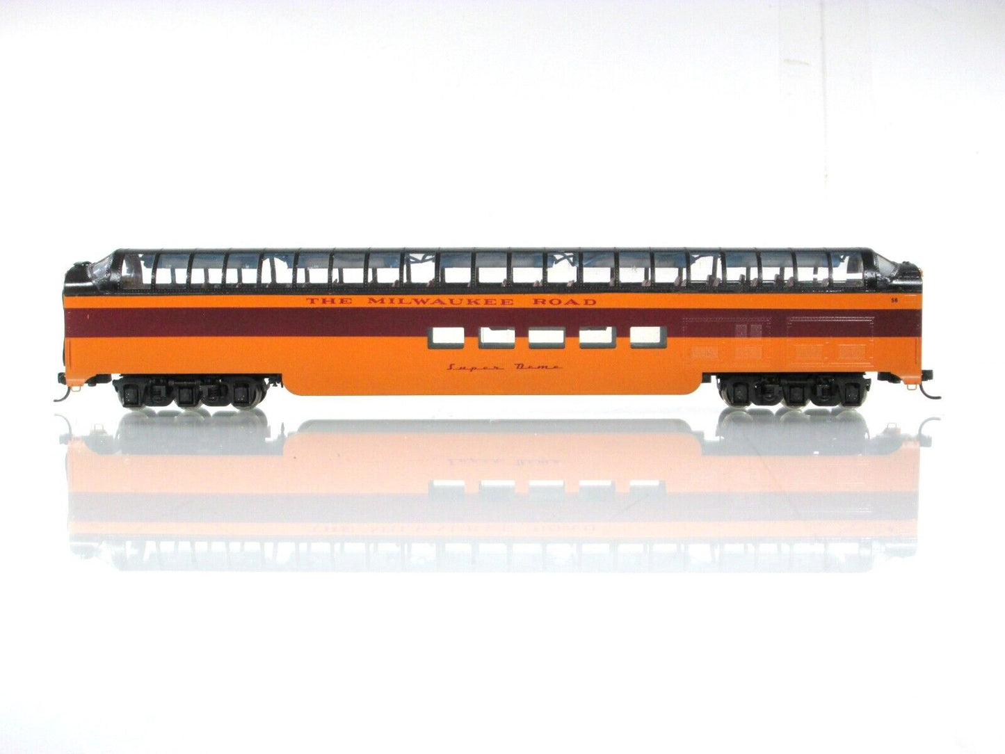 HO Scale BRASS *Milwaukee Road Superdome 56* Interior, Lighting - by Palace Car