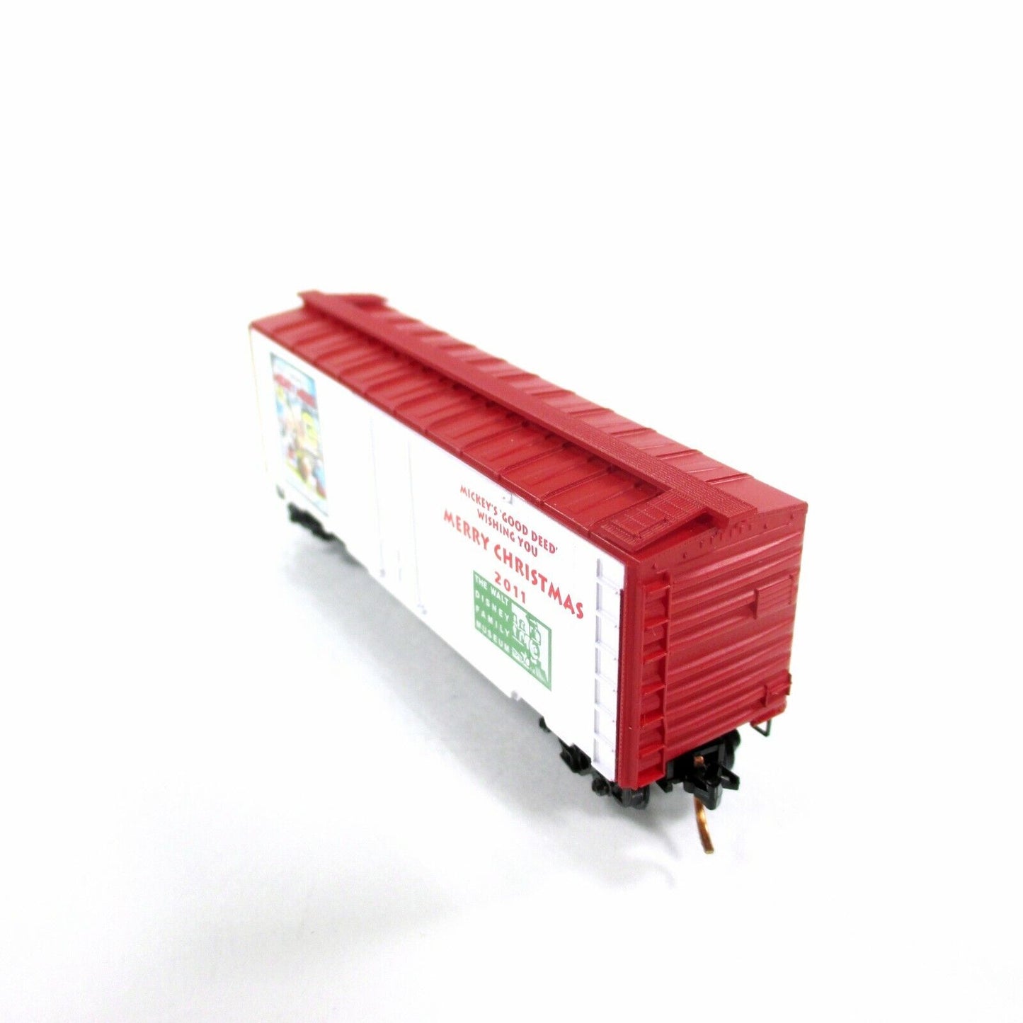 N Scale DISNEY Christmas 2011 MICKEY MOUSE Box Car Micro Trains NSE Lowell Smith