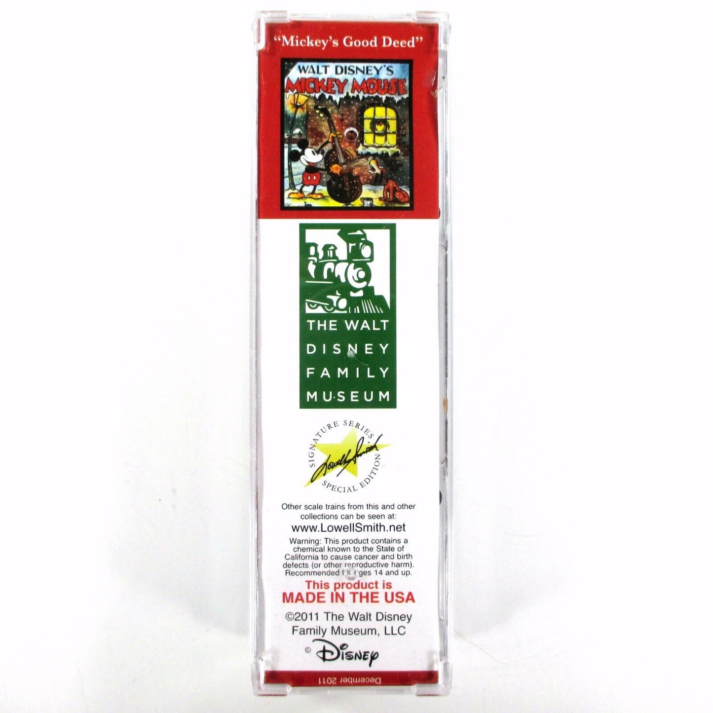 N Scale DISNEY Christmas 2011 MICKEY MOUSE Box Car Micro Trains NSE Lowell Smith