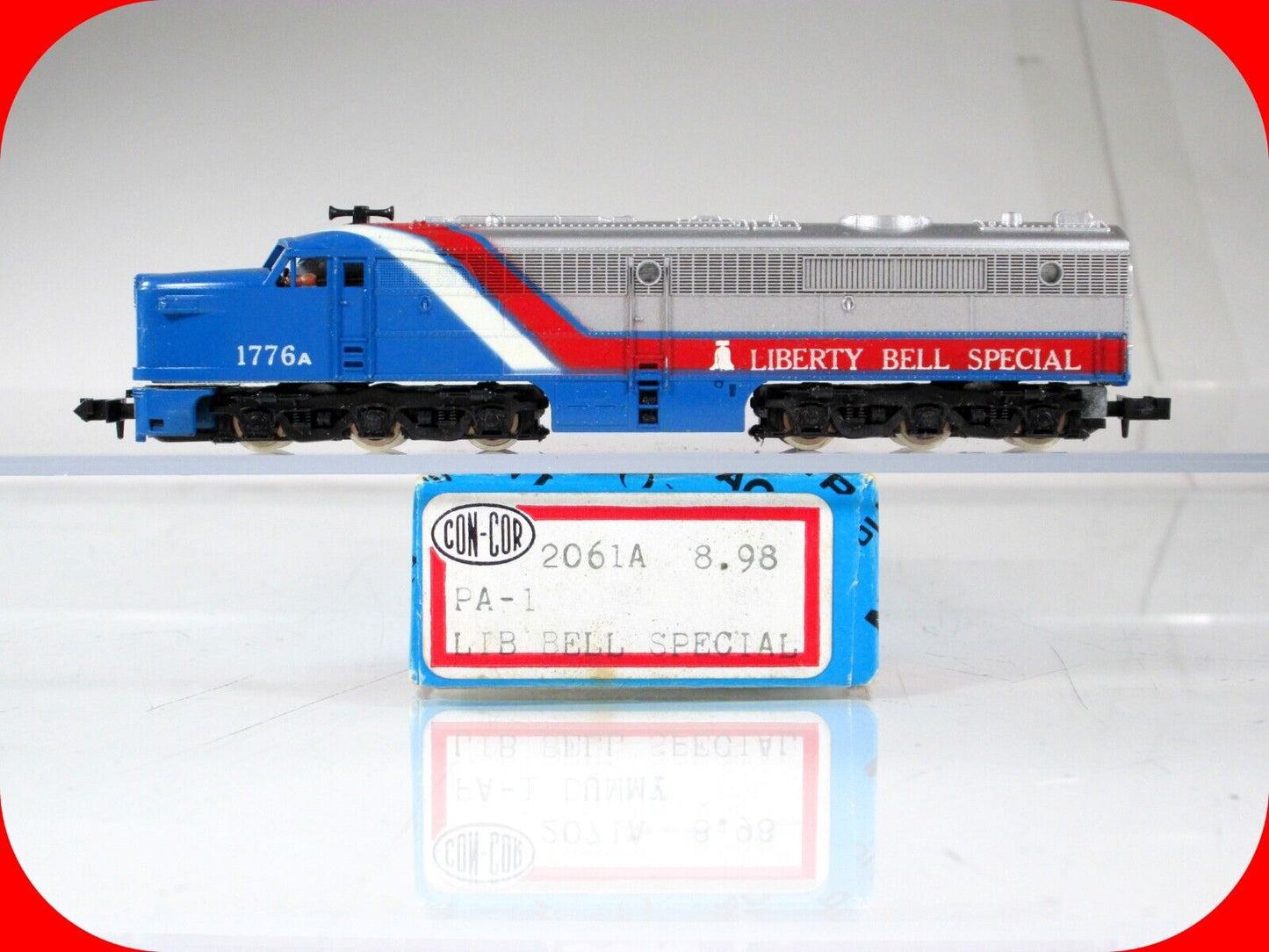 N Scale ***LIBERTY BELL SPECIAL*** PA-1 Diesel Locomotive #1776A - Con-Cor 2061A