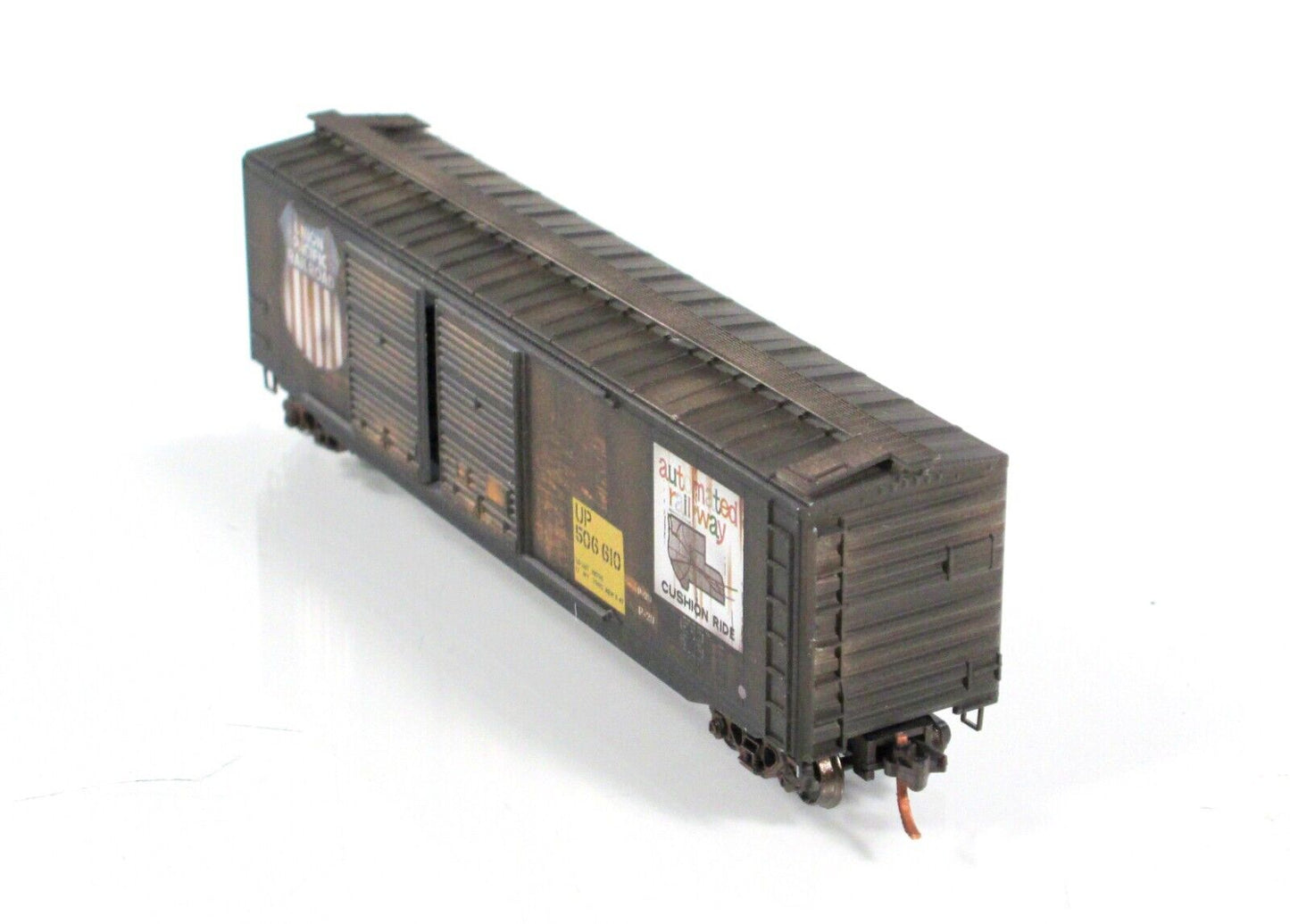 N Scale **UNION PACIFIC** Weathered 50' Box Car #506610 -- Micro Trains 03444090