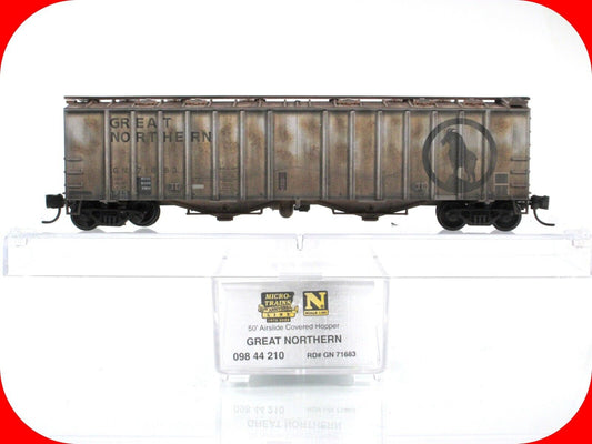 N Scale *GREAT NORTHERN* Weathered Airslide Hopper #71683 -Micro Trains 09844210