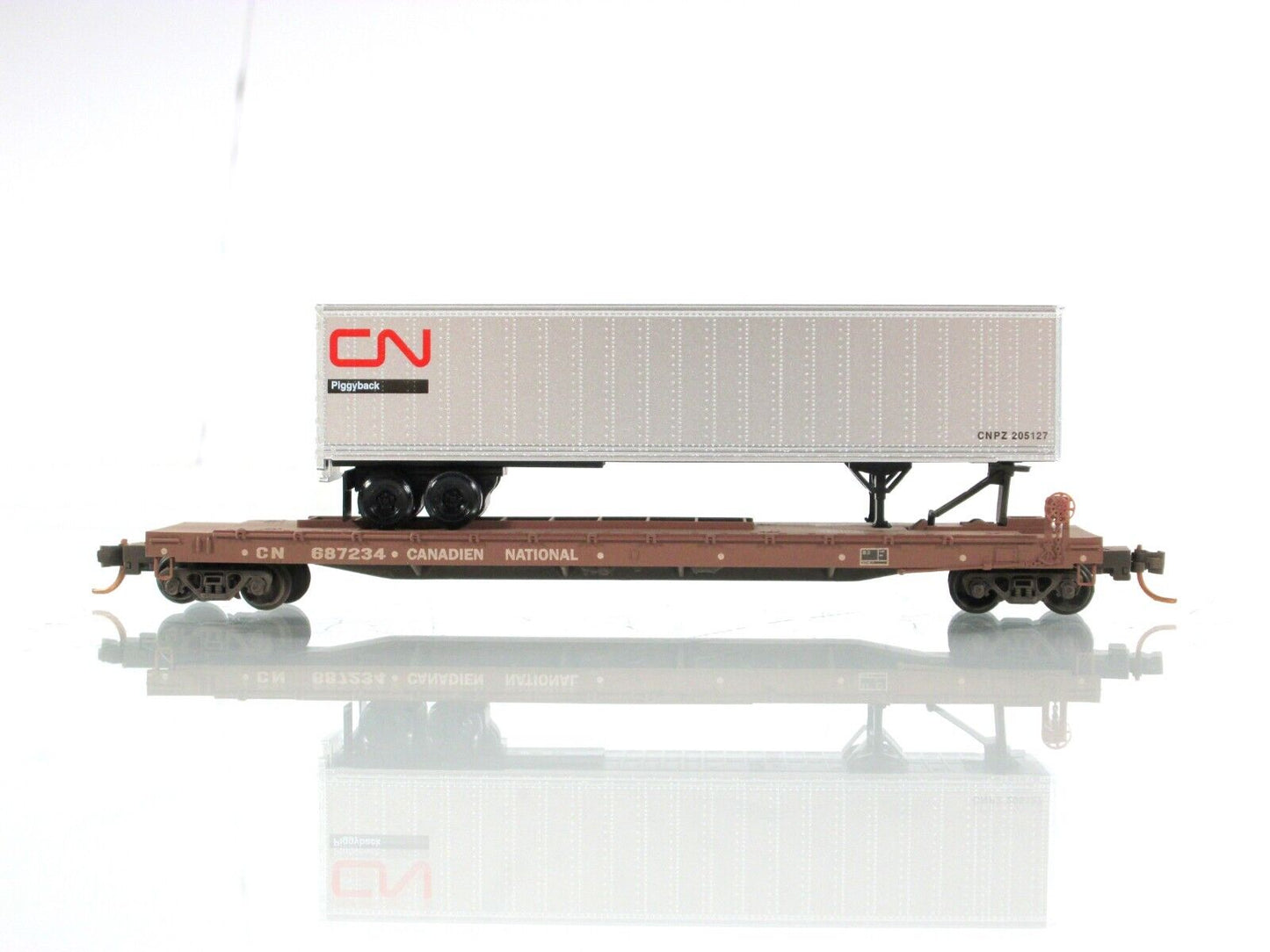 N Scale **CANADIAN NATIONAL** TOFC 3-Pack Set - Micro Trains, PWRS Special *RARE