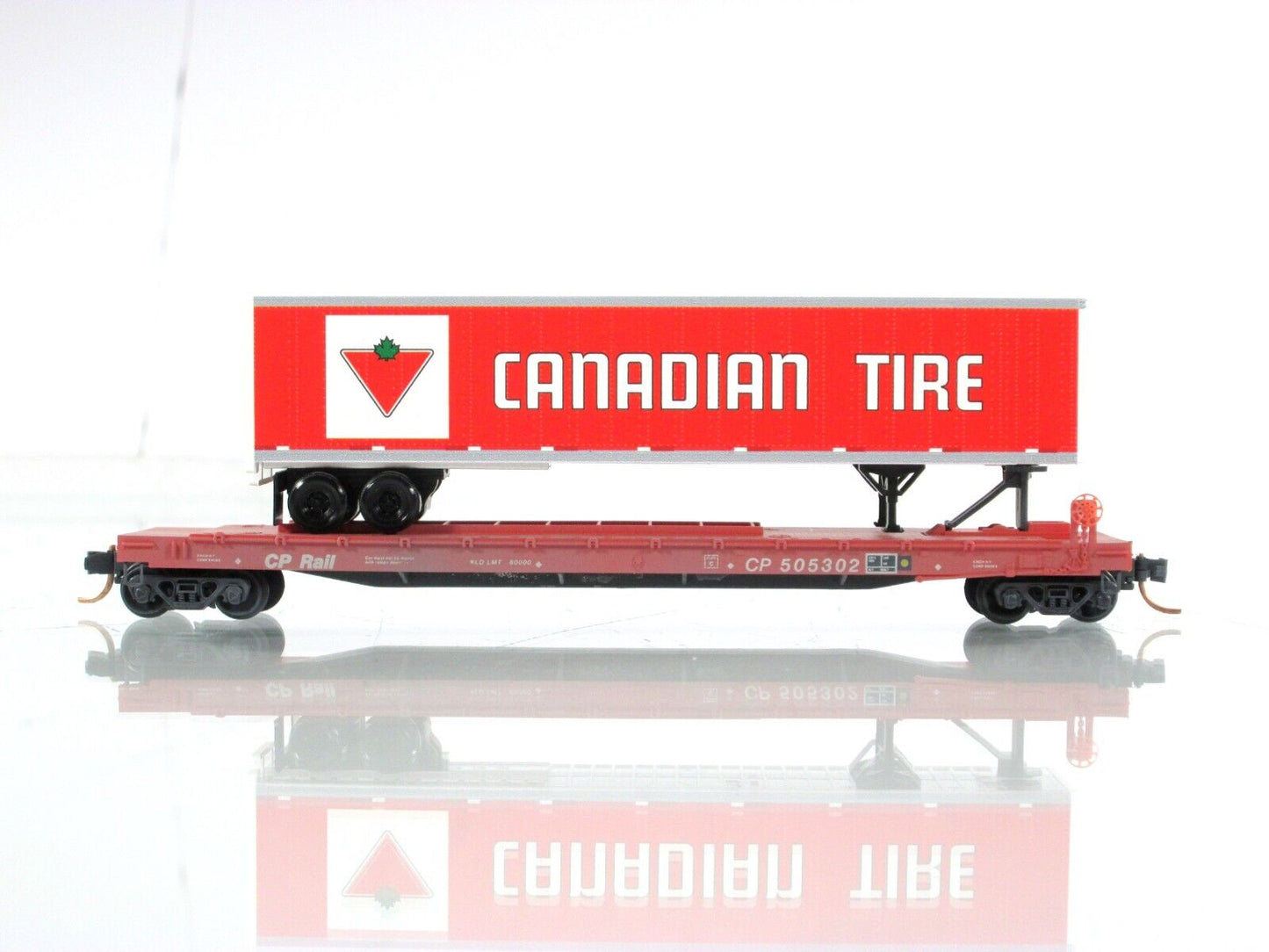 N Scale **CP RAIL / CANADIAN TIRE** TOFC 3-Set -Micro Trains, PWRS Special *RARE