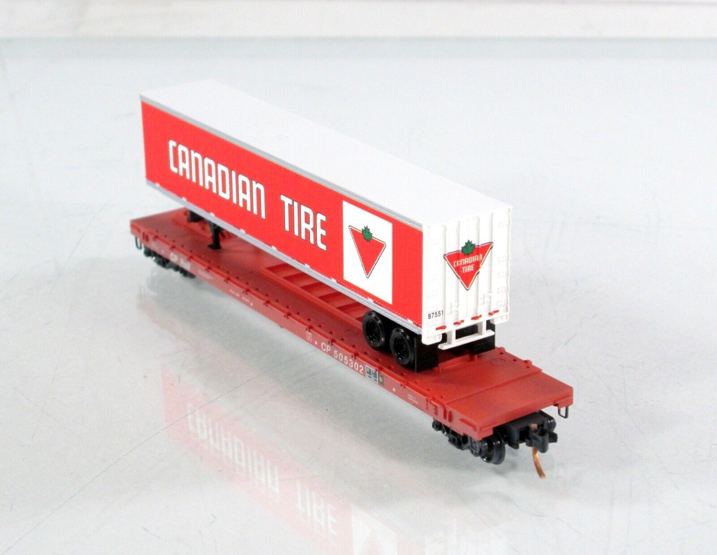 N Scale **CP RAIL / CANADIAN TIRE** TOFC 3-Set -Micro Trains, PWRS Special *RARE