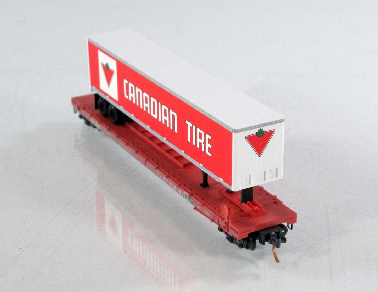 N Scale **CP RAIL / CANADIAN TIRE** TOFC 3-Set -Micro Trains, PWRS Special *RARE
