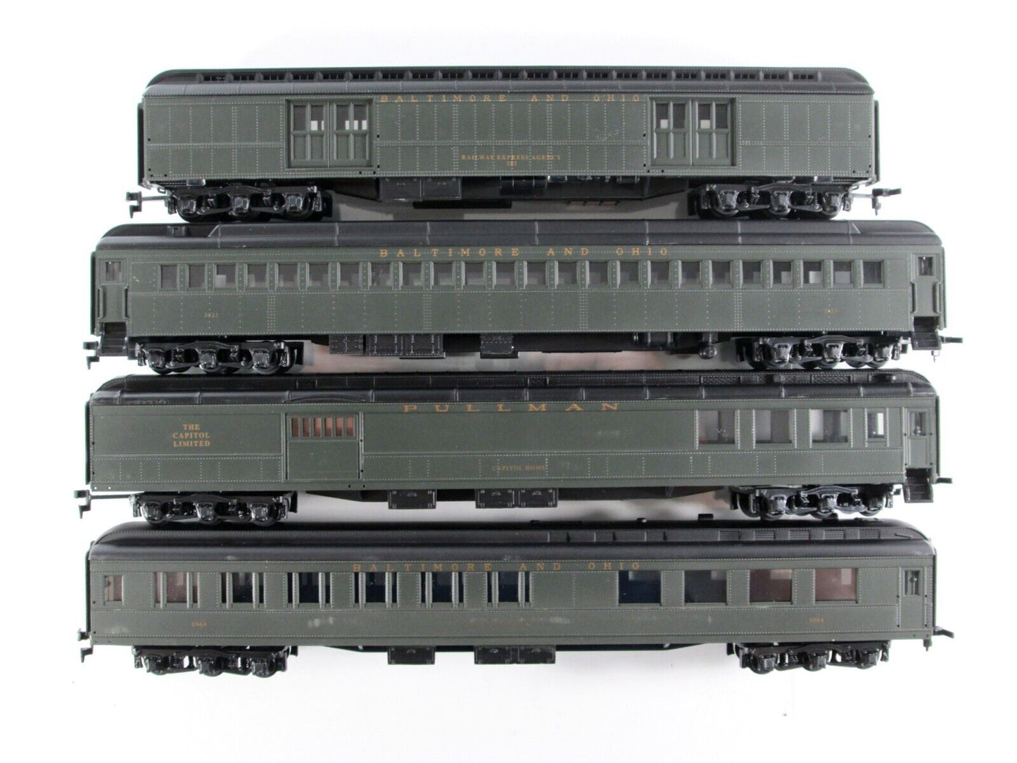 HO Scale BALTIMORE OHIO **CAPITOL LIMITED** Passenger Car 8-Pack Set - IHC 49048