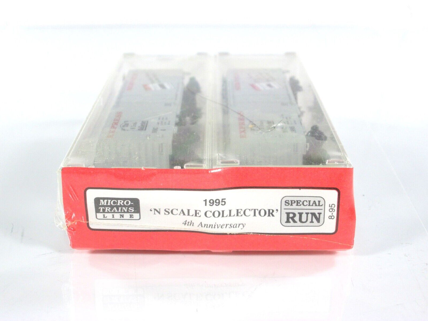 N Scale **EXPRESS SERVICE** Box Car Set - NSC 4, 1995 - Micro Trains Special Run