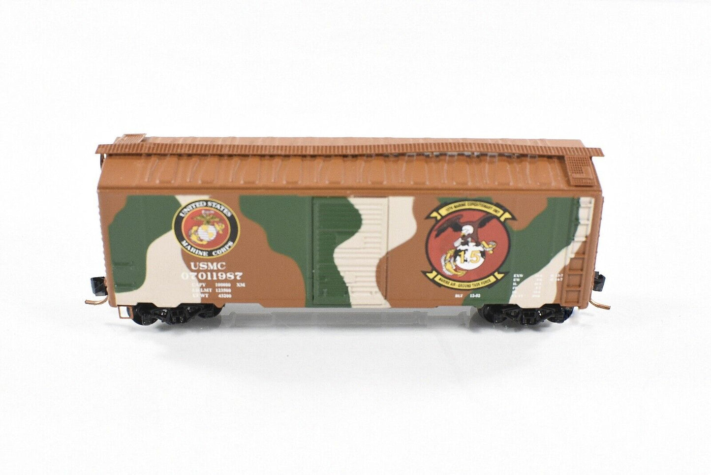 N Scale **USMC 15th Expeditionary Unit** 40' Box Car - #07011987 - DELUXE 240241