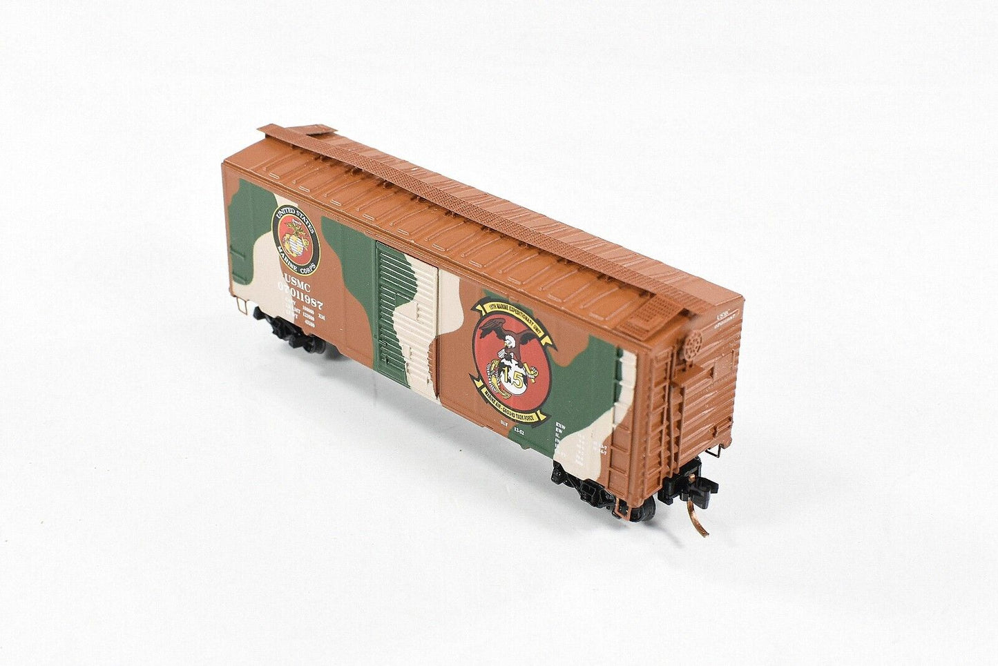 N Scale **USMC 15th Expeditionary Unit** 40' Box Car - #07011987 - DELUXE 240241
