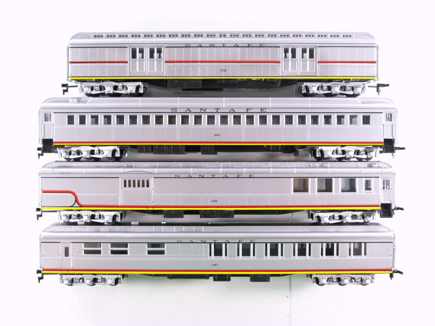 HO Scale SANTA FE ***VALLEY FLYER*** Heavyweight Passenger 8-Car Set --IHC 49038