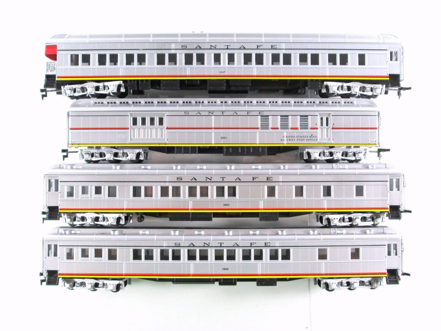 HO Scale SANTA FE ***VALLEY FLYER*** Heavyweight Passenger 8-Car Set --IHC 49038