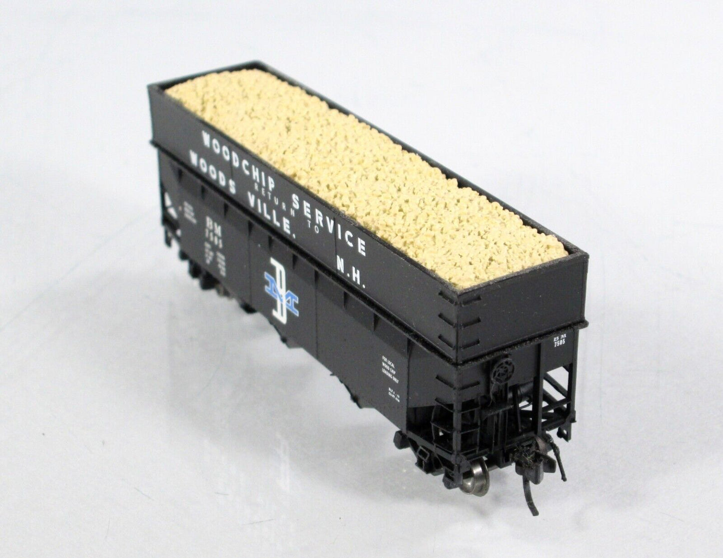 N Scale **BOSTON & MAINE** Woodchip Hopper 3-Pack #7505,7511,7517 -Bluford 16013