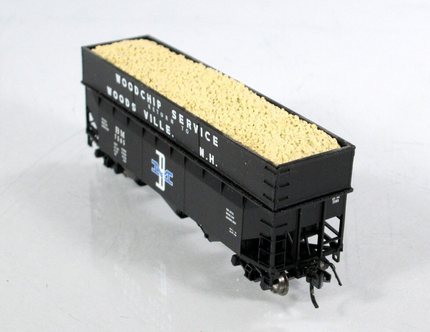 N Scale **BOSTON & MAINE** Woodchip Hopper 3-Pack #7505,7511,7517 -Bluford 16013