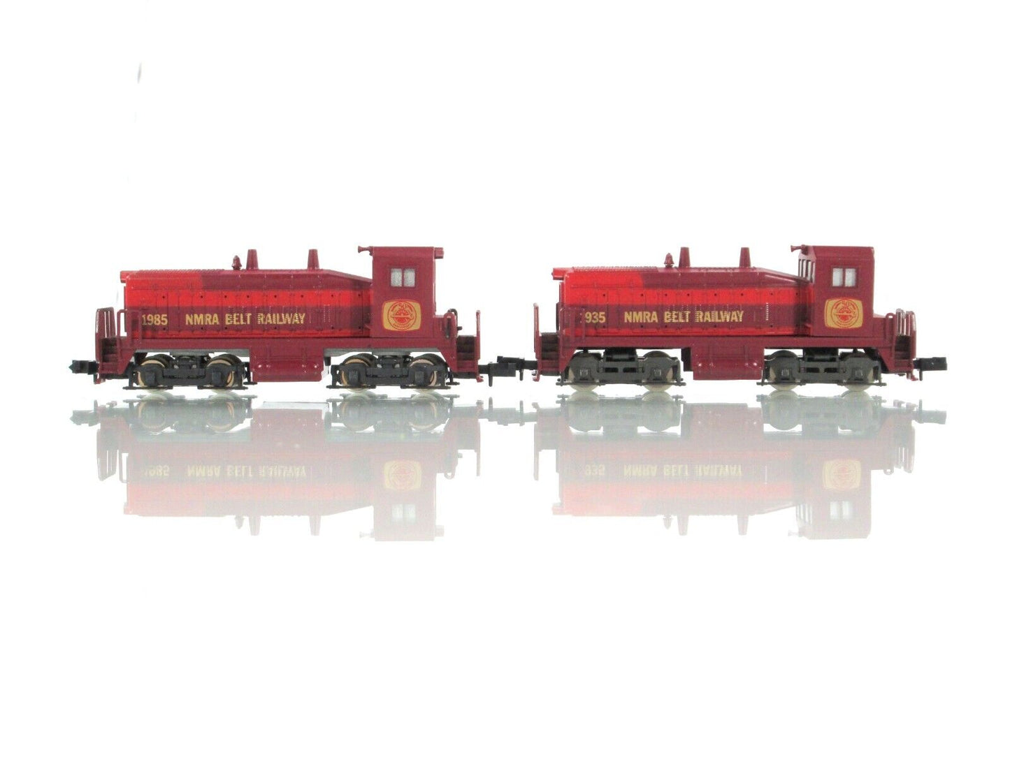 N Scale ***NMRA 50th Anniversary*** SW 1500 Switcher Set #1985 - Con-Cor ***RARE