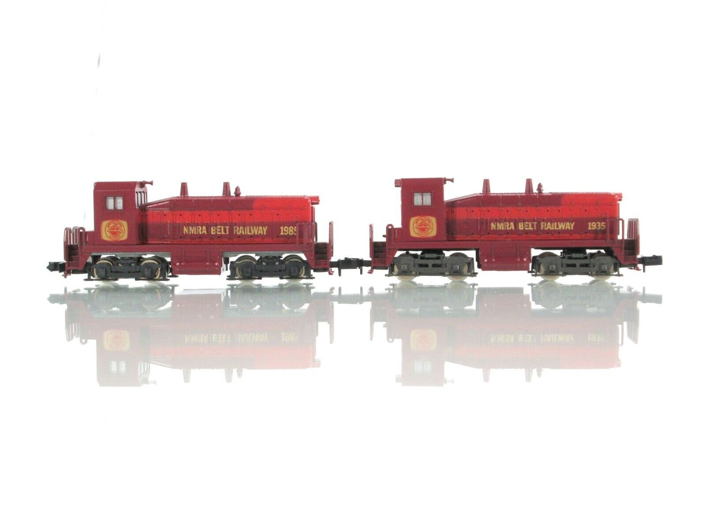 N Scale ***NMRA 50th Anniversary*** SW 1500 Switcher Set #1985 - Con-Cor ***RARE