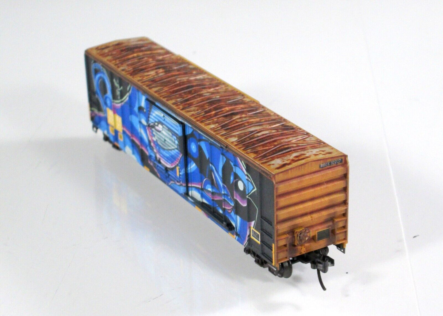 N Scale RAILBOX  *Science Fiction Day**  GRAFFITI Box Car -Micro Trains 02544019