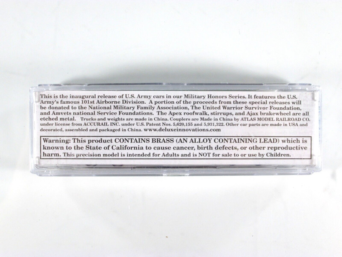 N Scale ***US ARMY 101st AIRBORNE*** 40' Box Car - USA 16081942 -- DELUXE 240111
