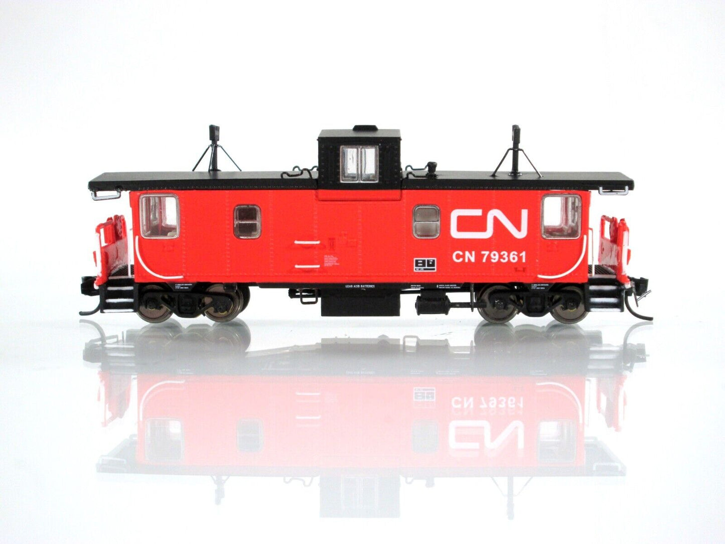 N Scale *Canadian National POINT ST CHARLES* Lighted Caboose #79361 -Rapido 2001