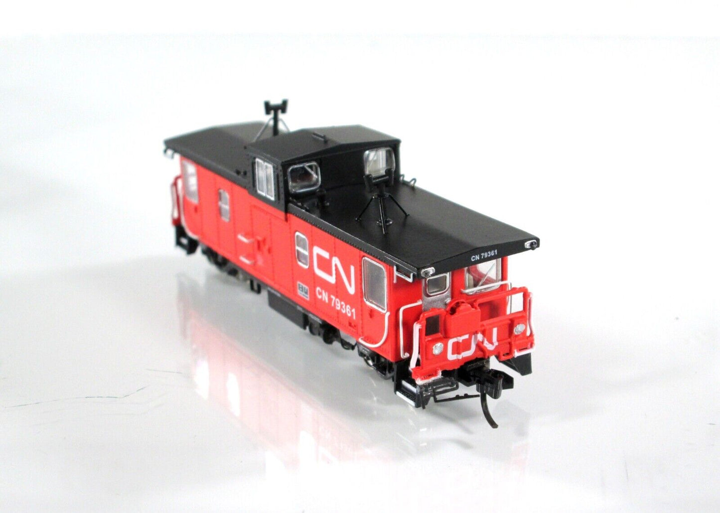 N Scale *Canadian National POINT ST CHARLES* Lighted Caboose #79361 -Rapido 2001