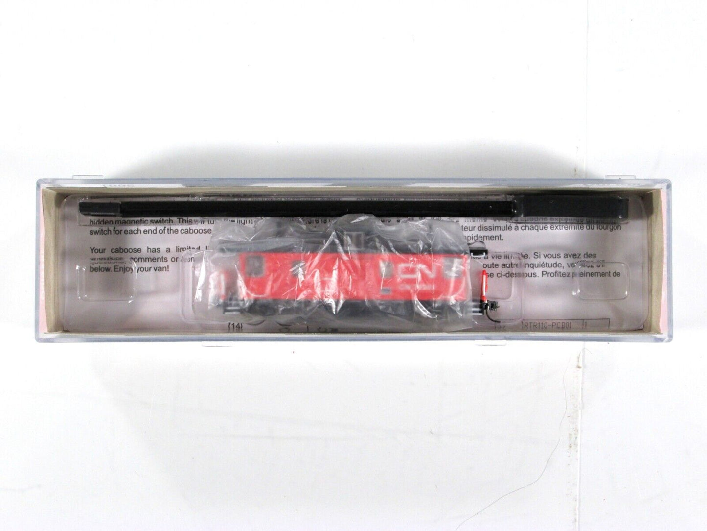 N Scale *Canadian National POINT ST CHARLES* Lighted Caboose #79361 -Rapido 2001
