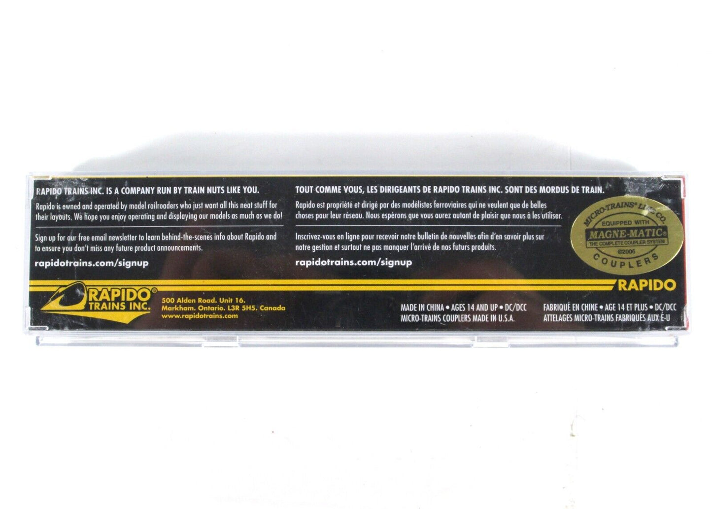 N Scale *Canadian National POINT ST CHARLES* Lighted Caboose #79361 -Rapido 2001