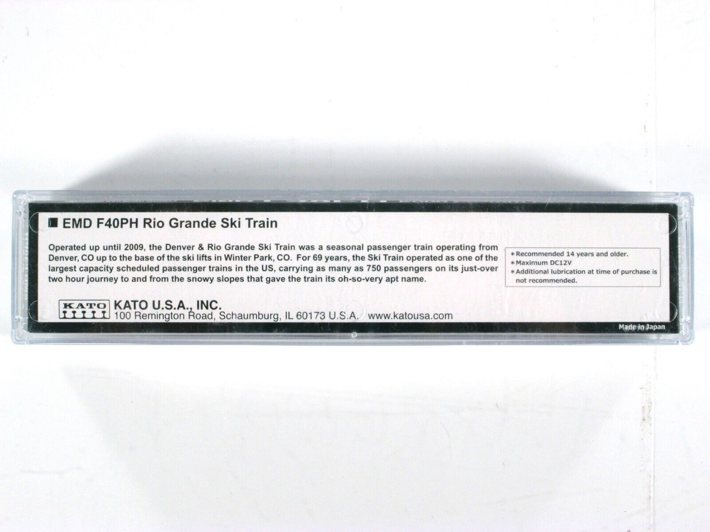 N Scale **RIO GRANDE SKI TRAIN** EMD F40PH #242 - Kato 176-9001-KB1 **DCC Ready