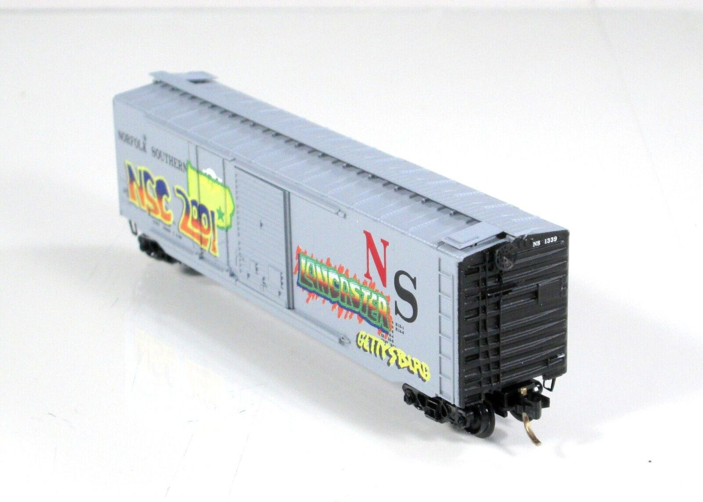 N Scale **NORFOLK SOUTHERN** LANCASTER Graffiti Box Car - Micro Trains NSC *RARE
