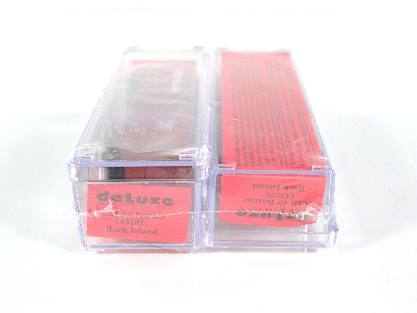 N Scale *ROCK ISLAND* 40' Box Car 2-Pack Set - RI #26685, 26819  - Deluxe 143102