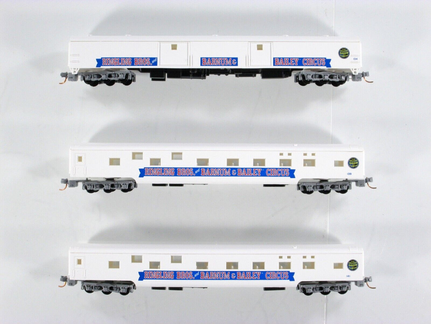 N Scale *RINGLING BROS CIRCUS* Passenger 3-Car Multi Pack -Micro Trains 99300051