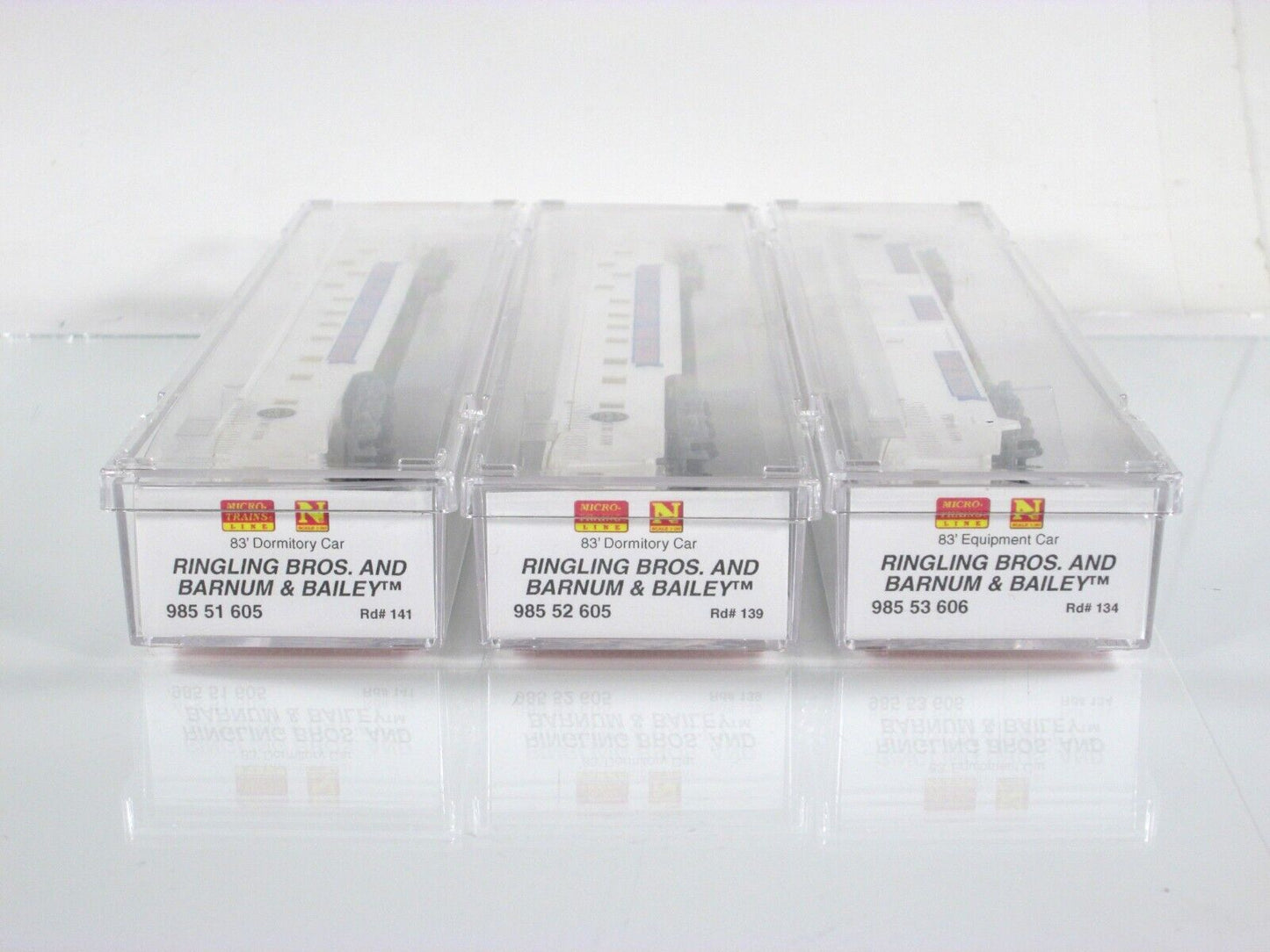 N Scale *RINGLING BROS CIRCUS* Passenger 3-Car Multi Pack -Micro Trains 99300051