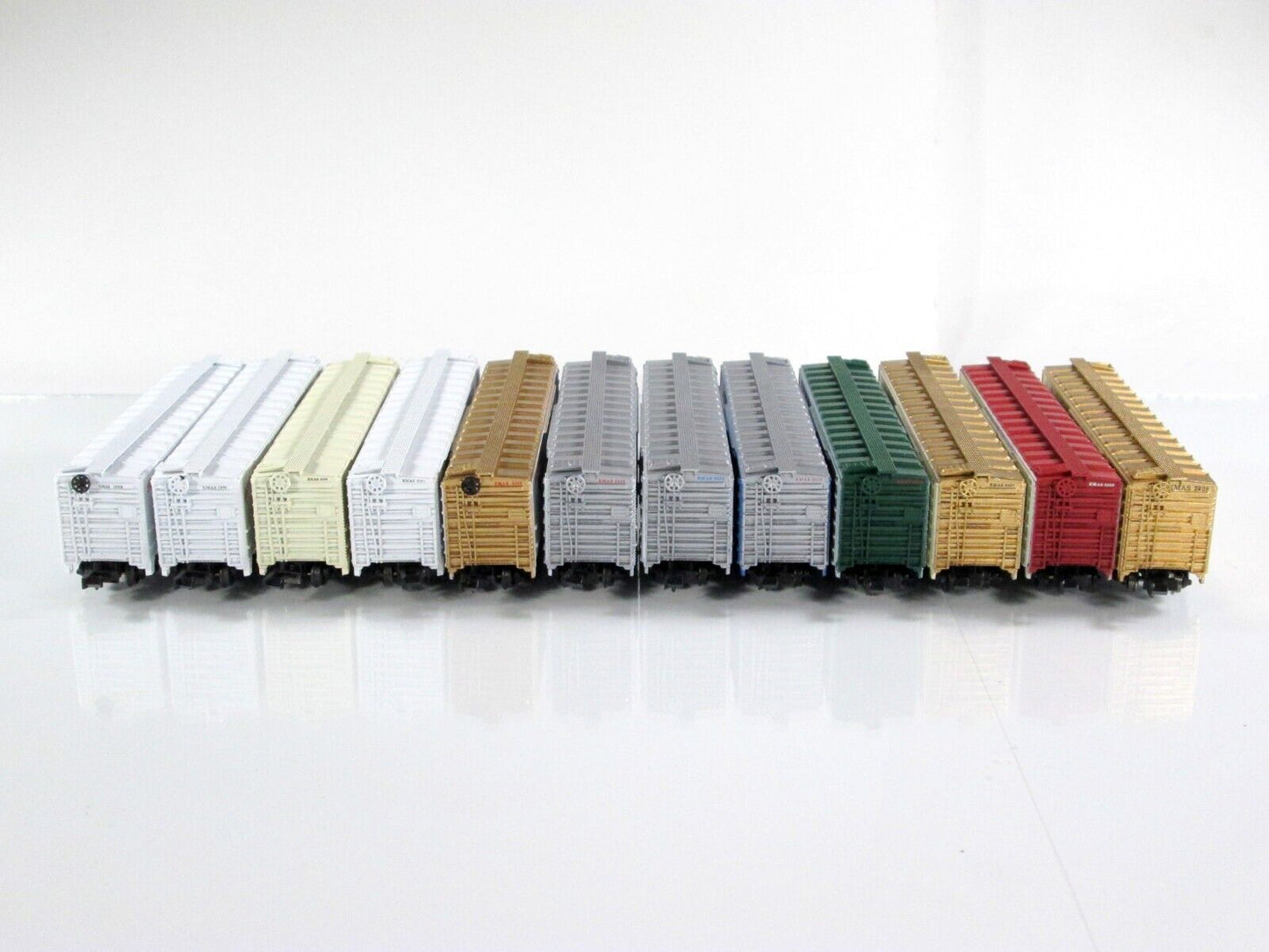 N Scale 12 DAYS OF CHRISTMAS 50' Box Car Complete Set -- Con-Cor ****VERY RARE**