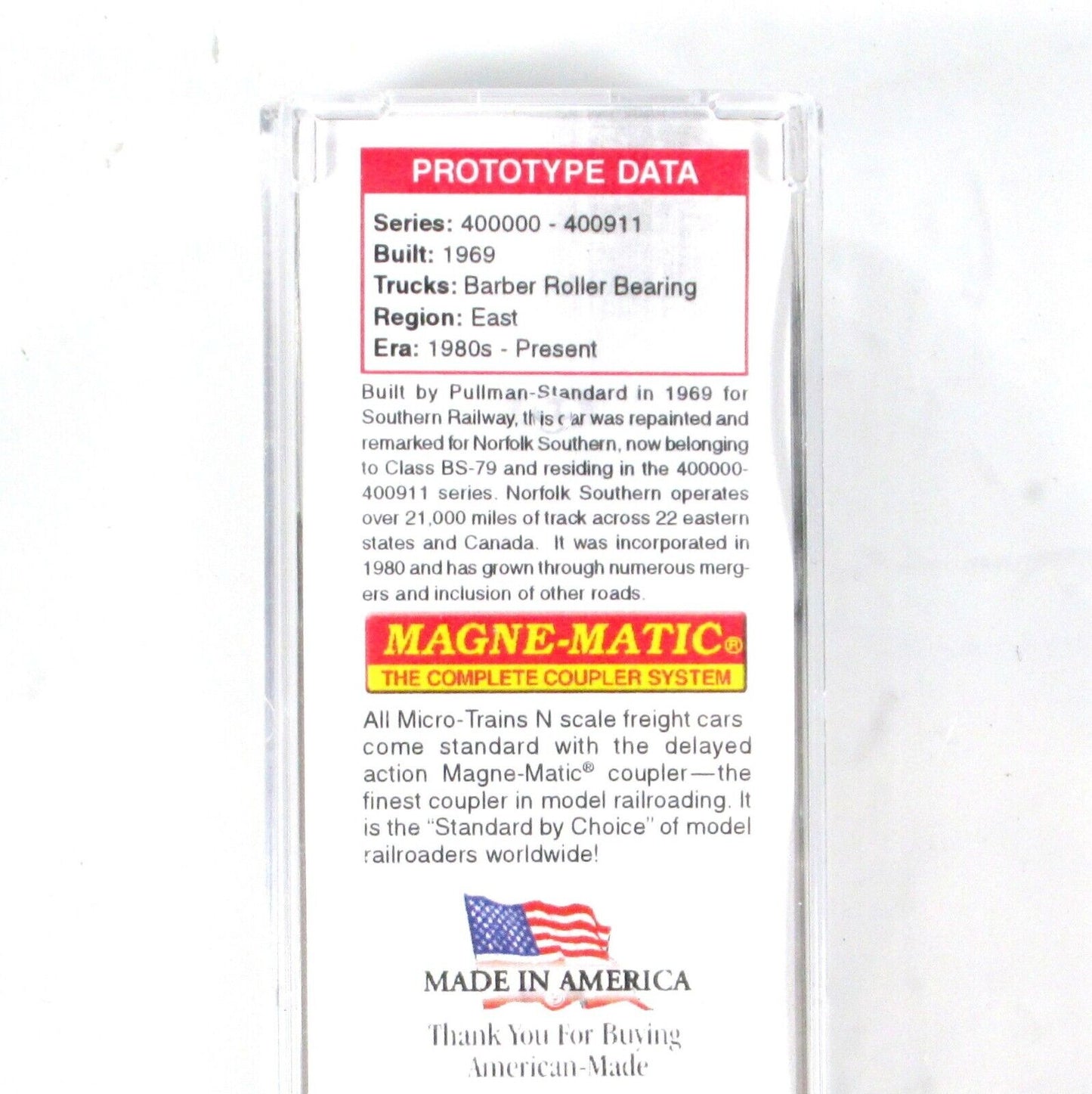N Scale **NORFOLK SOUTHERN** *MARRY ME* Weathered Box Car -Micro Trains 02544731